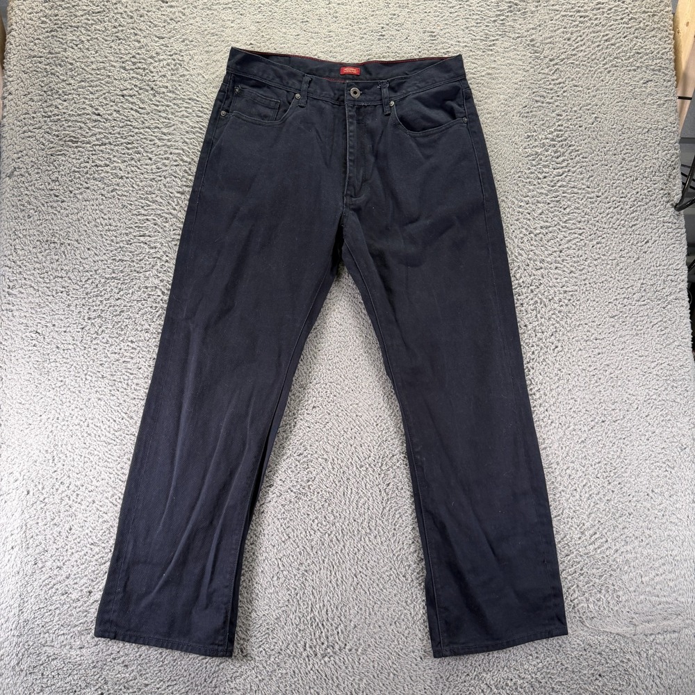 Sean John Hamilton Jeans Mens 34x32 Blue Cotton Denim Straight Relaxed Workwear